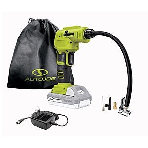 Auto Joe 24V IONMAX Cordless Air Compressor Kit w/ 2.0-Ah Battery & Charger $25 + Free Shipping w/ Prime