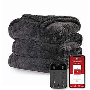 Sunbeam Connected WiFi Heated Blanket: Queen $25.85, Full $24.80 or Twin $16.60 
