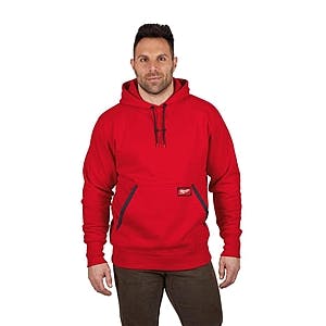 Milwaukee Men's Heavy-Duty Cotton/Polyester Long-Sleeve Pullover Hoodie (Various) $30 + Free Shipping