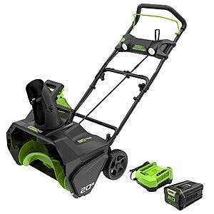 Greenworks 80v 20" Snow Blower w/ 2aH Battery and Charger $148 - Amazon