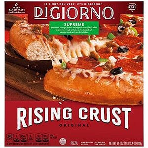 DiGiorno Rising Crust Frozen Pizza (Pepperoni or Supreme) 2 for $8.80 + Free Store Pickup ($10 Minimum Order)