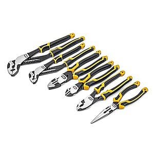 $58.65: GEARWRENCH 6 Pc. Pitbull Dual Material Mixed Plier Set