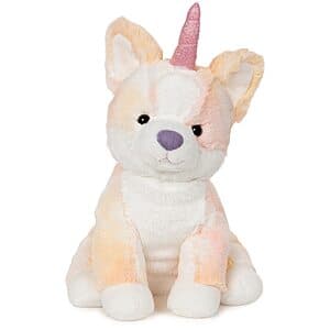 9" Gund Glamour Corgicorn Stuffed Unicorn Corgi Dog Plush $6 or Less 