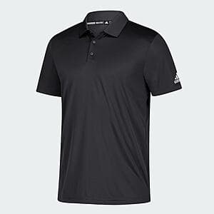 adidas Men's Grind Polo Shirt: Power Red $12, Black (S or M) $11 + Free Shipping