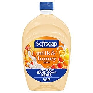 50-Oz Softsoap Liquid Hand Soap Refill (Milk & Honey) $3.61 + Free Shipping w/ Prime or on orders over $35