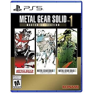 $19.99*: Metal Gear Solid: Master Collection Vol.1 (PS5, NSW) at Amazon