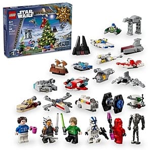 368-Piece LEGO Star Wars 2024 Christmas Advent Calendar Building Toy $28.80 