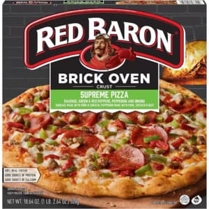 Amazon Fresh (Limited Locations): Red Baron Frozen Pizza from $1.85 + Free Delivery on $100+ Orders