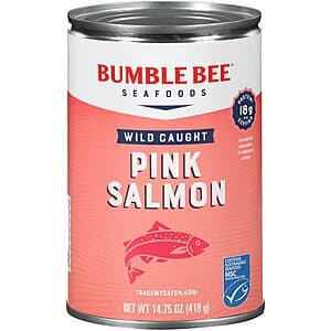 14.75-Oz Bumble Bee Premium Wild Pink Salmon $2.35 w/ Subscribe & Save