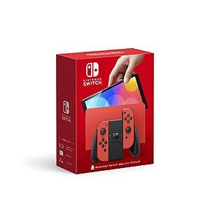 64GB Nintendo Switch OLED Console w/ Joy-Cons (JP, Mario Red Edition) $260 + Free Shipping