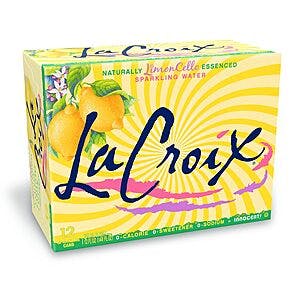 12-Pack 12-Oz LaCroix Sparkling Water (LimonCello) $3.75 