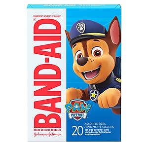 20-Count Band-Aid Bandages for Kids (PAW Patrol, Assorted Sizes) $1.85 w/ Subscribe & Save