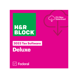 H&R Block 2023 Tax Software: Deluxe $14.99, Premium $29.99 + More
