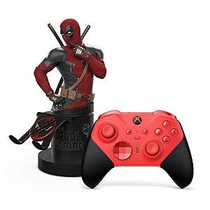 Microsoft Xbox Elite Series 2 Core Controller (Red) + Deadpool Controller Holder $96 + Free Shipping