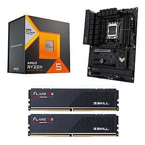 Micro Center: Ryzen 5 7600X3D + ASUS TUF Gaming B650 Plus + 32GB G.Skill DDR5-6000 $400 + Free Store Pickup (Select Locations)