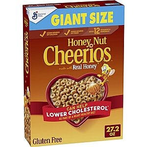 [S&S] $3.74: 27.2-Oz Cheerios Honey Nut Cereal at Amazon