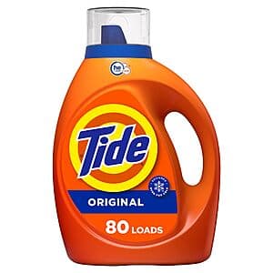 105-Oz Tide Liquid HE Compatible Laundry Detergent 4 for $41.60 w/ Subscribe & Save