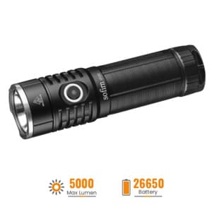 Sofirn SP33S 5000 Lumen Flashlight w/ Battery (Black, 5000K or 6500K) $31.80 + Free Shipping