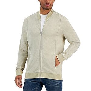 Alfani Men's Full Zip-Front Sweater Jacket (Twill Combo) $7.45 + Free Store Pickup