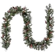 9' National Tree Company Pre-Lit Artificial Christmas Garland (White Lights) $20 