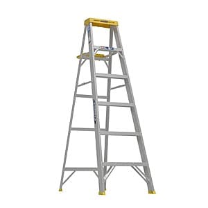 6' Werner Aluminum Type 1 Step Ladder (250-lb Load Capacity) $39.90 + Free Shipping