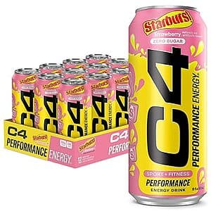 12-Pack 16oz Cellucor C4 Energy Carbonated Zero Sugar Energy Drinks (Various) from $15.25 w/ Subscribe & Save