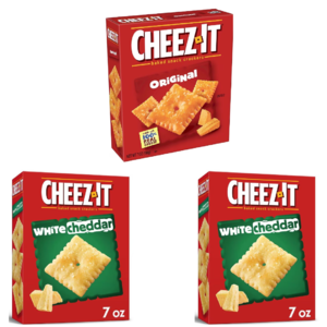 7oz. Cheez-It Baked Snack Cheese Crackers (various flavors) 3 for $3.60 + Free Store Pickup on $10+ Order
