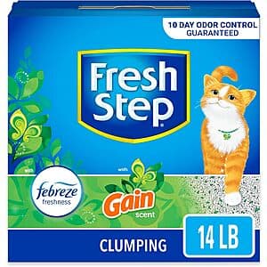 Fresh Step Cat Litter: 14-lb w/ Febreze (Gain) $4.40, 32-lb Outstretch Advanced $14.55 & More w/ Subscribe & Save