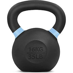 35-Lb Yes4All Cast Iron Kettlebell Weight $25.10 