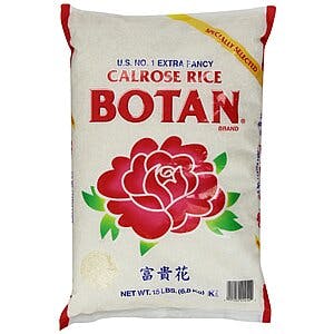 15-Lbs Botan Calrose Rice $15.60 w/ Subscribe & Save