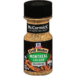 6-Pack 2.75-Oz McCormick Grill Mates Montreal Chicken Seasoning $6.20 