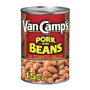 15-Oz Van Camp's Canned Pork and Beans in Tomato Sauce $0.75 w/ Subscribe & Save