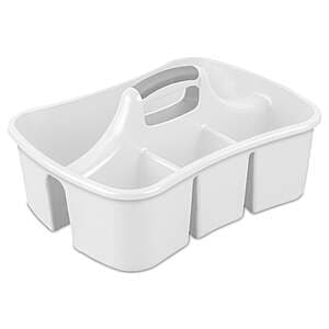 Sterilite Divided Ultra Caddy (White) $5.10 + Free Store Pickup