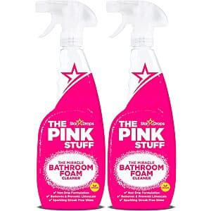 2-Pack 25.35-Oz Stardrops The Pink Stuff The Miracle Bathroom Foam Cleaners $6 