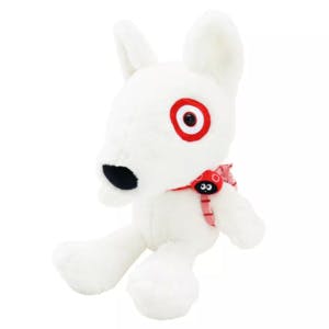 Target 10'' Bullseye Plush Dog $4.25 + Free Store Pickup