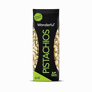 16-Oz Wonderful Pistachios In Shell (Roasted & Salted) $4.80 w/ Subscribe & Save