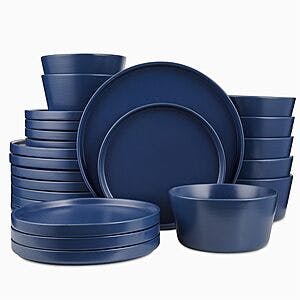 24-piece (no cups) Stone Lain Celina Stoneware Dinnerware Set $40 + free s/h