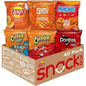 40-Count Frito Lay Cheesy Mix Variety Pack $14.10 w/ Subscribe & Save