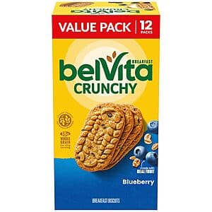 12-Pack 4-Count BelVita Breakfast Biscuits (Various Flavors) $5.95 w/ Subscribe & Save