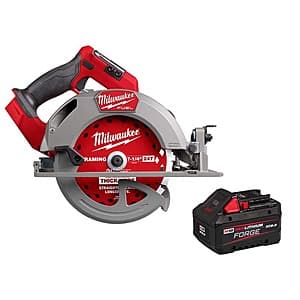 Milwaukee M18 Fuel 18V Brushless 7-1/4" Circular Saw + M18 Forge XC 8 Ah Battery $209 + Free Shipping