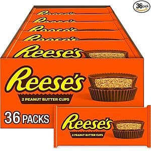 36-Count 1.5-Oz Reese's Milk Chocolate Peanut Butter Cups Pack $14.40 w/ Subscribe & Save