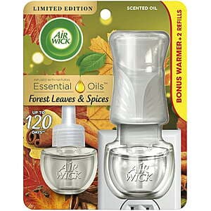 2-Ct Air Wick Plug in Scented Oil Starter Kit (Warmer + 2 Refills) + $7 Walmart Cash $12 & More