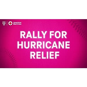 Rally for Hurricane Relief: Text to T-Mobile and They Will Give a $10 Donation to American Red Cross (Valid during World Series, up to 1mil Donated)