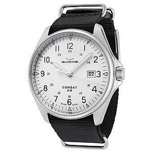 Glycine Combat 6 Vintage Men's Automatic Watch $216 + Free Shipping