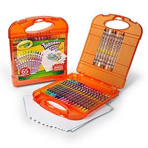 65-Pack Crayola Twistables Colored Pencils Set w/ Portable Art Case $6.49 + Free S&H w/ Walmart+ or on $35+