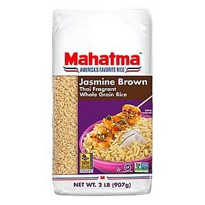 32-Oz Mahatma Brown Jasmine Whole Grain Rice $2.70 