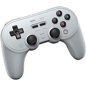 8BitDo Pro 2 Bluetooth Gamepad (Windows / Mac / Android / Nintendo Switch; Gray) $29 + Free Shipping