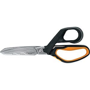 8" Fiskars PowerArc Heavy Duty Serrated Stainless Steel Shop Shears $11 