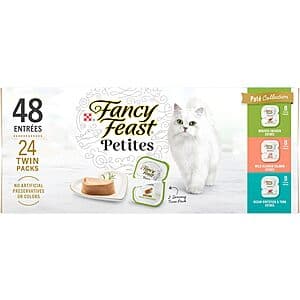 24-pk 2.8-oz Purina Fancy Feast Gourmet Wet Cat Food Variety Pack $13.20 & More w/ Subscribe & Save