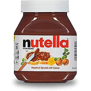 13-Oz Nutella Hazelnut Spread Jar w/ Cocoa $2.50 w/ Subscribe & Save